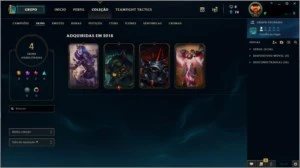 Conta Ouro 1 + skin Oriana Vitoriosa,Temmo Esqueadão Omega - League of Legends LOL