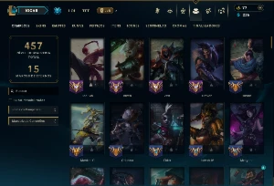 Unranked com 130 Champs e 147 Skins ( MID / JG / ADC ) - League of Legends LOL