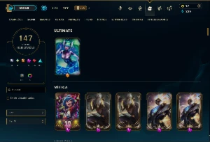 Unranked com 130 Champs e 147 Skins ( MID / JG / ADC ) - League of Legends LOL