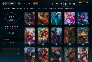 Unranked com 130 Champs e 147 Skins ( MID / JG / ADC ) - League of Legends LOL