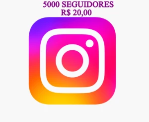 5000 Seguidores R$ 20,00 - Garantia Reposição 90 dias - Redes Sociais