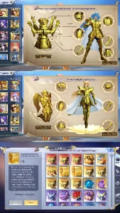 Cc Saint Seiya Serv A141 Com Varios Ótimos Cavaleiros - Saint Seiya Awakening SSA