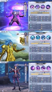 Cc Saint Seiya Serv A141 Com Varios Ótimos Cavaleiros - Saint Seiya Awakening SSA