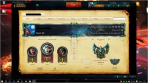 Conta Platina 3, Borda de Platina 2 + 100 Campeões + 30Skins - League of Legends LOL