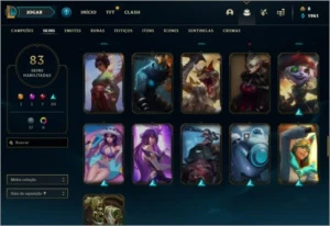 Conta platina 4 96 campeões 83 skins - League of Legends: Wild Rift LOL WR