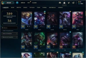 Conta platina 4 96 campeões 83 skins - League of Legends: Wild Rift LOL WR