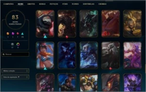 Conta platina 4 96 campeões 83 skins - League of Legends: Wild Rift LOL WR