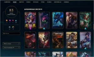 Conta platina 4 96 campeões 83 skins - League of Legends: Wild Rift LOL WR