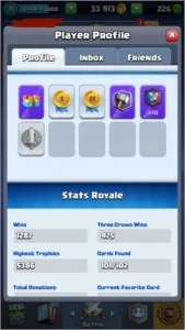Conta CLASH ROYALE + TOWER 11 + TODAS LENDÁRIAS