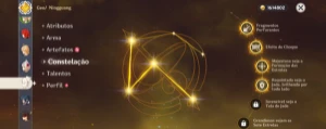 Hutao+ diluc + báculo De Homa Ar21 - Genshin Impact