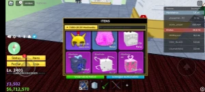 Conta de anime fighters e blox fruits+fruta de brinde  - Roblox