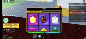 Conta de anime fighters e blox fruits+fruta de brinde  - Roblox