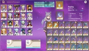 Genshin Impact AR45+ KEQING, MONA, ALBEDO, ZHONGLI, VENTI e+