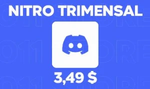 (3,49R$) Discord Nitro 3 Meses + 6 Boost (Entrega Auto)