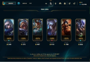 Conta Mestre Lol - League of Legends