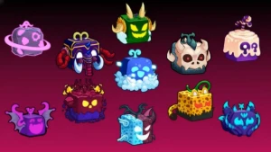 Contas Blox Fruits -  〔🍎〕 God + 2 Míticas No Inventário - Roblox