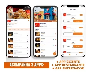 Sistema Delivery Clone Ifood + Apps Completos Top 2024