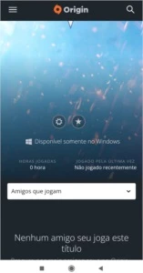 Conta origin com bf1 e bfv