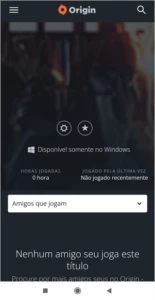 Conta origin com bf1 e bfv