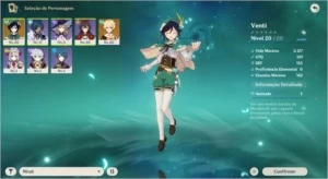 [AR10] [Servidor: AMERICA] VENTI 5* - Genshin Impact