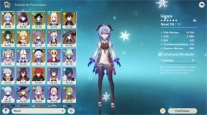 [AR57] Conta Genshin Ganyu C1+Raiden+Venti+Zhongli+Xiao etc. - Genshin Impact