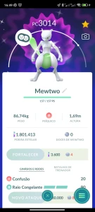 CONTA POKÉMON GO LEVEL 40-42 - MEWTWO SHINY - Pokemon GO