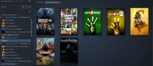 Conta Steam Premium com vários 7 jogos Inclusos conquistas
