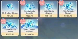 Conta Genshin NA AR60 F2P - Genshin Impact