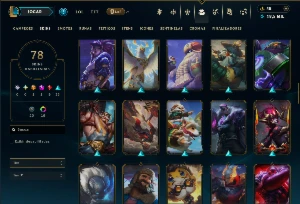 Prata 4 com 120 Champs e 78 Skins ( JG / TOP ) - League of Legends LOL