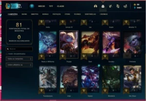 Conta League of Legends Unranked LOL