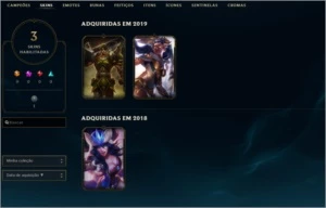 Conta League of Legends Unranked LOL