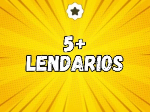 Contas de BRAWL com brawlers lendários