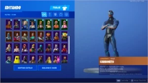 CONTA FORTNITE RARA VARIAS SKINS E DANÇAS