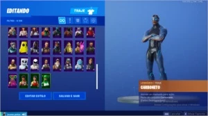 CONTA FORTNITE RARA VARIAS SKINS E DANÇAS