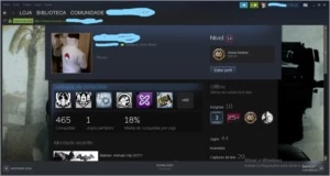 Conta Steam nivel 14 - 50 jogos