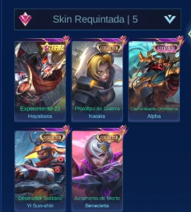 Conta Rara Mobile Legends