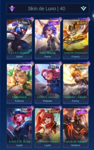 Conta Rara Mobile Legends
