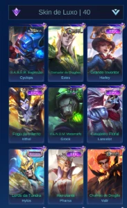 Conta Rara Mobile Legends
