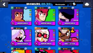 Conta Brawl Stars Rara Gemada Full Acesso