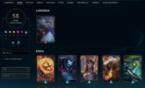 [Entrega Automática] Conta Lol Bronze, 58 Skins, Upada A Mão - League of Legends