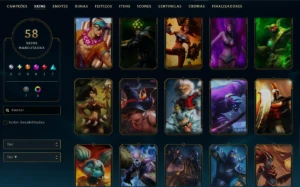 [Entrega Automática] Conta Lol Bronze, 58 Skins, Upada A Mão - League of Legends