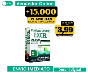 Super Pack +15.000 Planilhas Prontas Editáveis + BRINDE - Outros