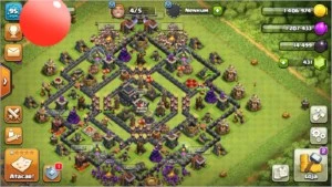 Conta Clash of Clans bem upada cv9