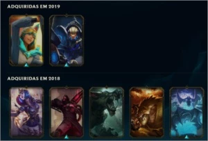 Conta LOL - Platina 2 - 40 Campeões - League of Legends