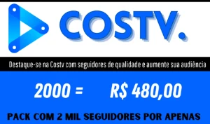 Pack de Serviços costv com Preço Promocional - Redes Sociais