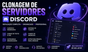 [Mais Barato Do Site] Replicação De Servidores Discord!!