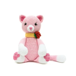 Gatinha Miau em Amigurumi - Artesanato e Personalizados