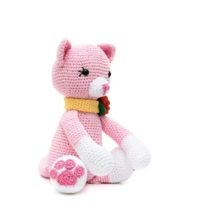 Gatinha Miau em Amigurumi - Artesanato e Personalizados