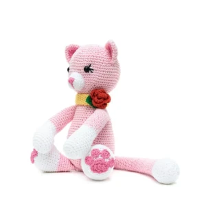 Gatinha Miau em Amigurumi - Artesanato e Personalizados