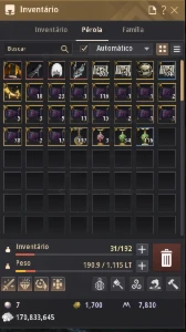Conta Sorc BDO 728 gs - full kharazad e soberana - Black Desert